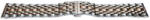  Bratara argintie cu rose gold 7 rânduri cu deployant 18mm - 57118 - ceas-shop