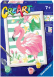 Ravensburger Creart - Pictura Flamingo (rvspbn28929) Carte de colorat