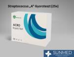  Streptococcus gyorsteszt STREP-A (25 db) ACRO (SUN064)