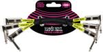 Ernie Ball Ernie Ball Patch Kábel 15cm Fekete - arkadiahangszer