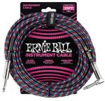 Ernie Ball Ernie Ball Szövetkábel Fekete/Piros/Kék/Fehér - arkadiahangszer