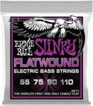 Ernie Ball Power SLINKY FLATWOUND BASS 55-110 - arkadiahangszer