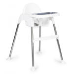 ECOTOYS HC-135 alb Scaun de masa bebelusi, inaltator
