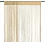 vidaXL Draperii cu franjuri, 2 buc. , 100 x 250 cm, bej (132404)