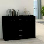 vidaXL Servantă, negru, 88 x 30 x 65 cm, PAL (800685) Comoda