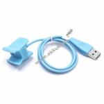 vhbw USB töltőkábel / töltőállomás / dokkoló FitBit Alta HR Smartwatch kék 55cm Reset-funkcióval