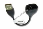 vhbw USB töltőkábel FitBit One fekete (10cm)