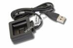 vhbw USB töltőkábel FitBit Blaze fekete (1m)
