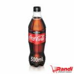 Coca-Cola Газирана напитка Coca-Cola ZERO 500мл