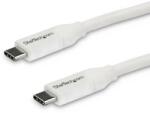 StarTech Cablu de date Startech USB2C5C4MW, USB-C - USB-C, 4m, White (USB2C5C4MW)