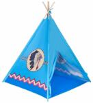 PlayTo Cort pentru copii PlayTo Teepee Indian Albastru mic (34156) - babyneeds