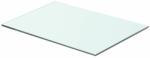 vidaXL Raft din sticlă transparentă, 50 x 30 cm (243821) Raft