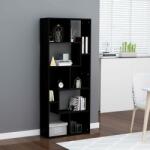 vidaXL Bibliotecă, negru, 67 x 24 x 161 cm, PAL (801878) Biblioteca