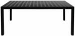 vidaXL Masă de grădină WPC, aluminiu, 185x90x74 cm, negru (42792)