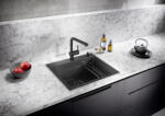 BLANCO Set BLACK EDITION Limited edition -- Chiuveta ETAGON 6 + Baterie LINUS-S + Dozator LATO (BLACKEDITION)