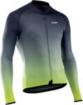 Northwave bluza pentru ciclism cu maneca lunga - Blade 3 - gri-galben-fluo (89181221-83)