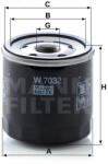 Mann-filter W7032 olajszűrő