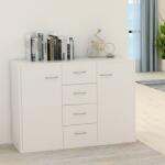 vidaXL Servantă, alb, 88 x 30 x 65 cm, PAL (800684) Comoda