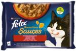 FELIX Sensations Sauces - Selecție de carne - curcan, miel 4 x 85 g