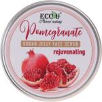 Eco U Scrub cu zahăr pentru față Rodie întineritoare - Eco U Sugar Jelly Face Scrub 140 g