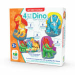 The Learning Journey Set Primele Mele 4 Puzzle-uri Dinozauri (tlj629277)