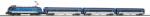 Piko 57179 Kezdőkészlet Railjet Taurus villanymozdony személykocsikkal, ágyazatos sínnel, CD VI (4015615571797)