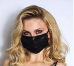 Noir csipkés fekete maszk
