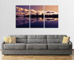  Tiszai Alkonyat 3 Részes Vászonkép (532)