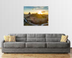  Visegrádi Fellegvár Egyrészes Vászonkép - 55cm X 40cm (446-447)