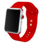 Mybandz APW381643 szilikon szíj 38/40mm-es Apple Watch-hoz, piros (APW381643) - marketworld