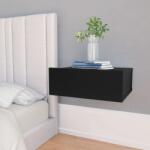 vidaXL Noptiere suspendate, 2 buc. , negru, 40x30x15 cm, PAL (800309)