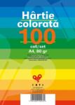 EXTE Hartie colorata A4, 10 culori, 80 gr, 100 coli/set EXTE IQCOL80100 (IQCOL80100)