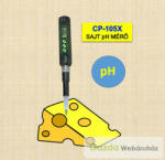 LABORNITE CP-105X hordozható pH mérő szúró elektródával sajt, hús , talaj mérésére