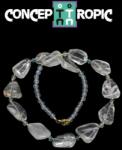  Colier din Topaz Neregulat - Apatit Rotund - Accesorii GF