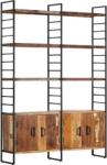 vidaXL Bibliotecă cu 4 niveluri, 124 x 30 x 180 cm lemn masiv reciclat (284415) Biblioteca