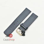  Curea piele vitel albastra plata, semi lucioasa 30mm - 3270530 - ceas-shop