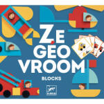 DJECO Ze GeoVroom Djeco, joc de construit cu piese geometrice (DJ06436) - drool