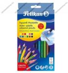 Pelikan Akvarell színesceruza ecsettel, 12 szín (H_2020_00700672)