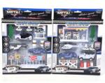 Magic Toys Rendőrségi játékszett járművekkel és kiegészítőkkel kétféle változatban (MKL153932) - innotechshop