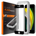 Spigen Alm Full Cover üvegfólia iPhone 7/8/SE 2020, fekete (AGL01294)