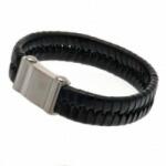  FC Arsenal bőr karkötő Single Plait Leather Bracelet (42827)