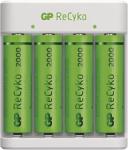 GP ReCyko Eco E411 akkumulátortöltő + 4xAA 2000mAh ReCyko előtöltött akkumulátor (B51414) (B51414)
