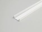 Topmet Wide24 széles alumínium LED profil, fehér (előlap: G) - 84030001 - szálban (84030001)