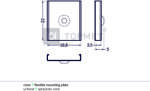 Topmet Y LED profil rögzítő (Surface14, Linea20, Groove14, Corner14 profilokhoz) - A2130019 - párban (A2130019)