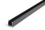 Topmet Linea20 LED profil általános világításhoz, fekete (előlap: E, F) - C1020021 - szálban (C1020021)