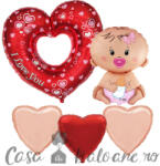 Flexmetal Set Baloane It? s a girl N6