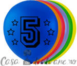 Globos Europe BV Set Baloane Latex Cifra 5