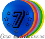 Globos Europe BV Set Baloane Latex Cifra 7
