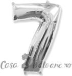Flexmetal Baloane Cifra 7 Argintiu Folie