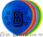 Globos Europe BV Set Baloane Latex Cifra 8